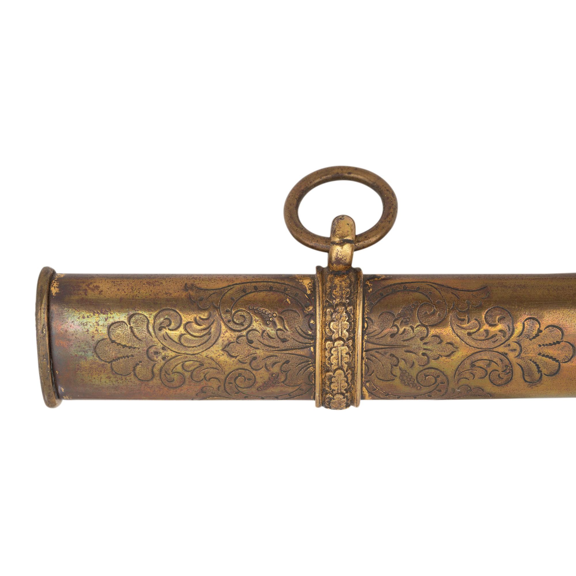 Imported 1840 Type Heavy Cavalry Officers Saber Presented to Lt. James Bradley - 131st NY Volunteers