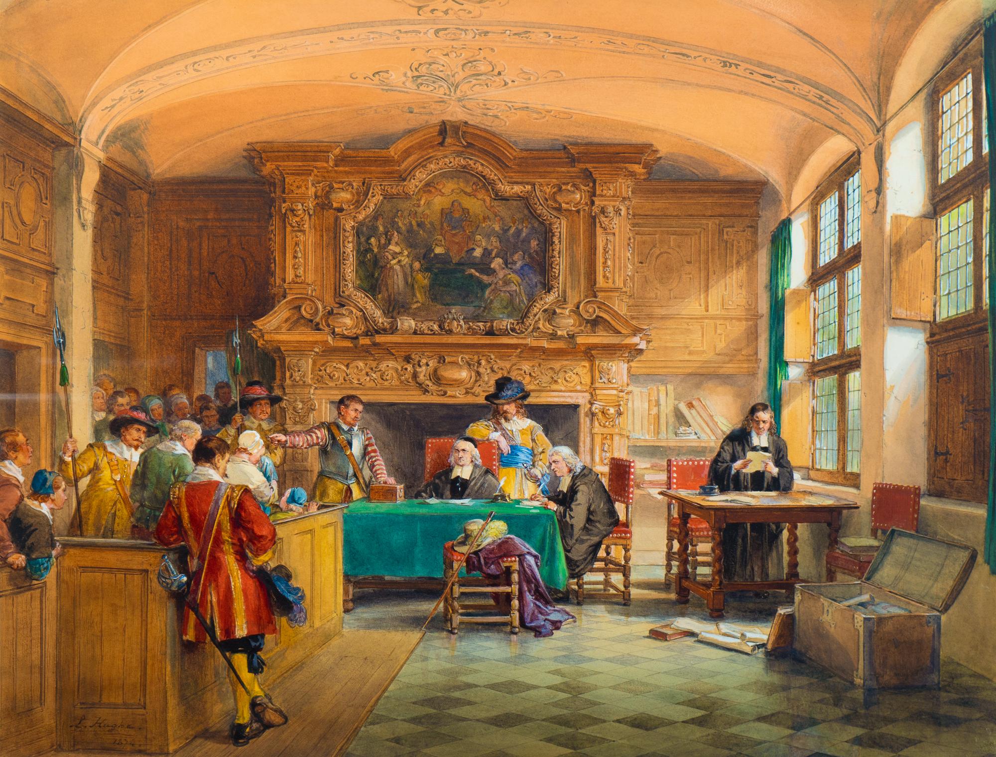 Court in Session , 1874