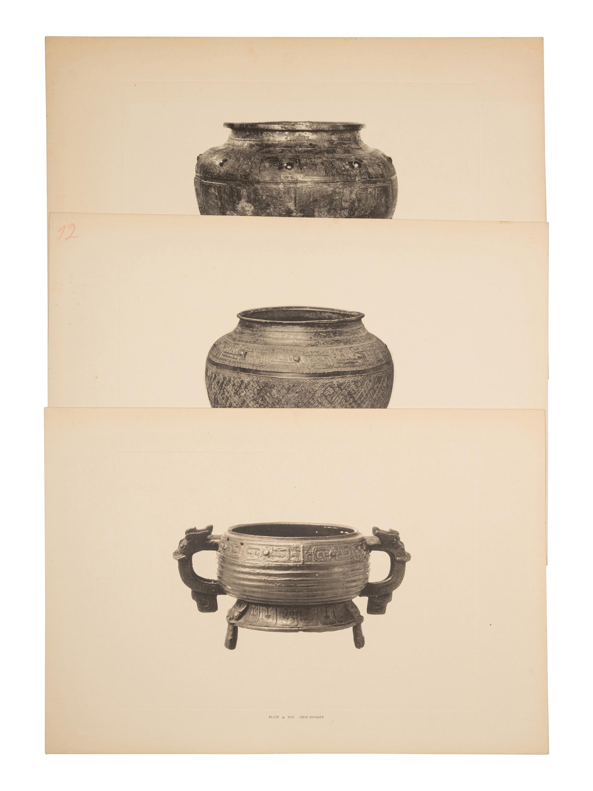 [BRONZE] Collection of Chinese Bronze Antiques . Tokyo: Shimbi Shoin, 1910.
