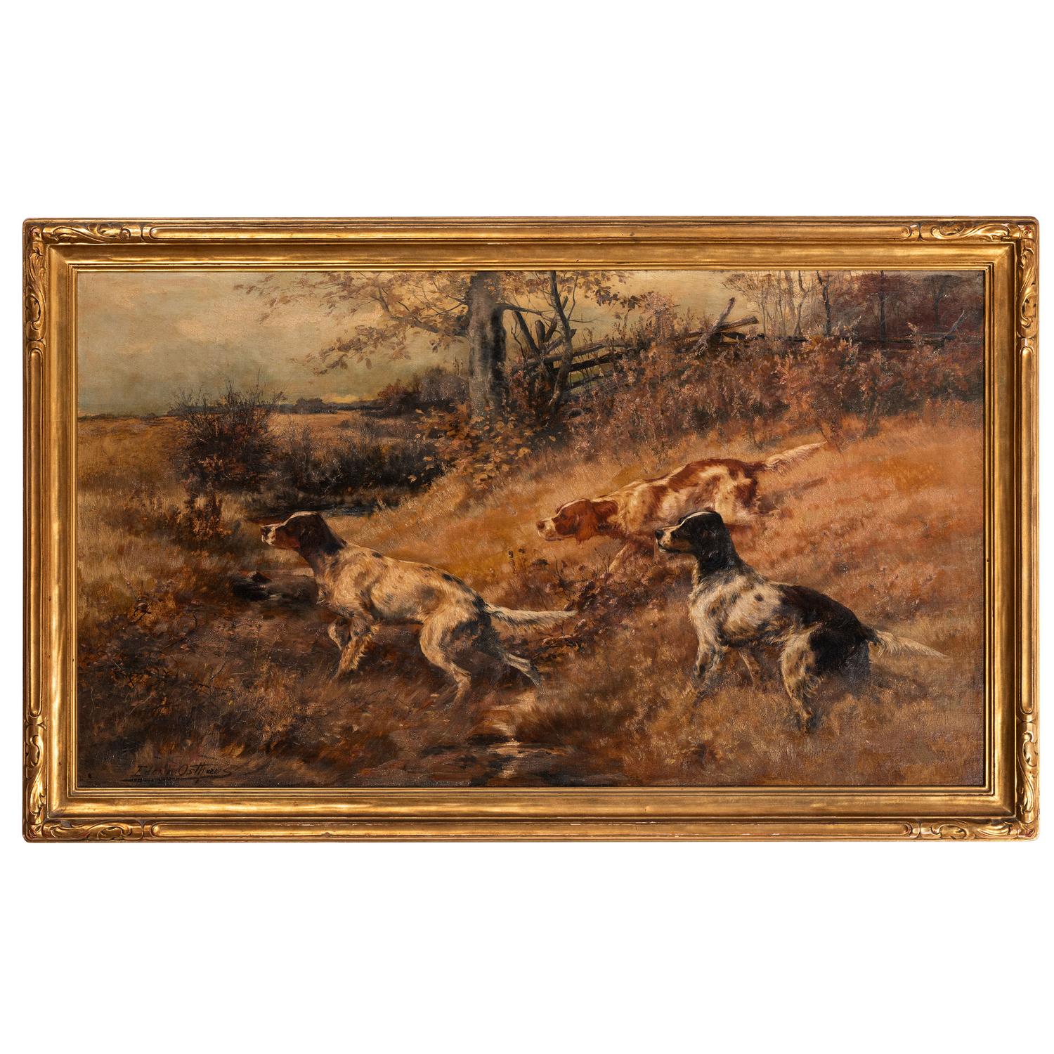 Scene with Sporting Dogs