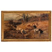 Scene with Sporting Dogs