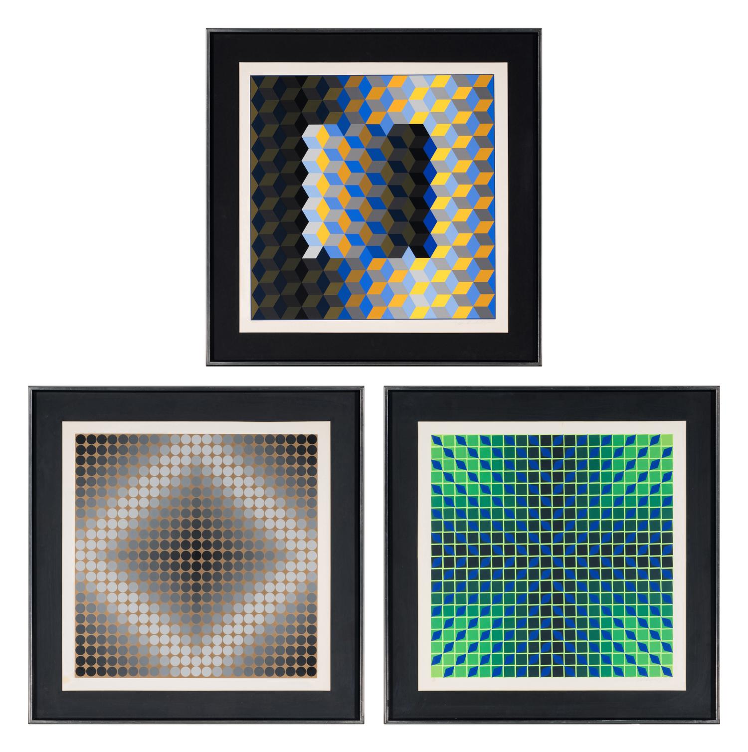 A Set of Three Prints