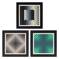 A Set of Three Prints