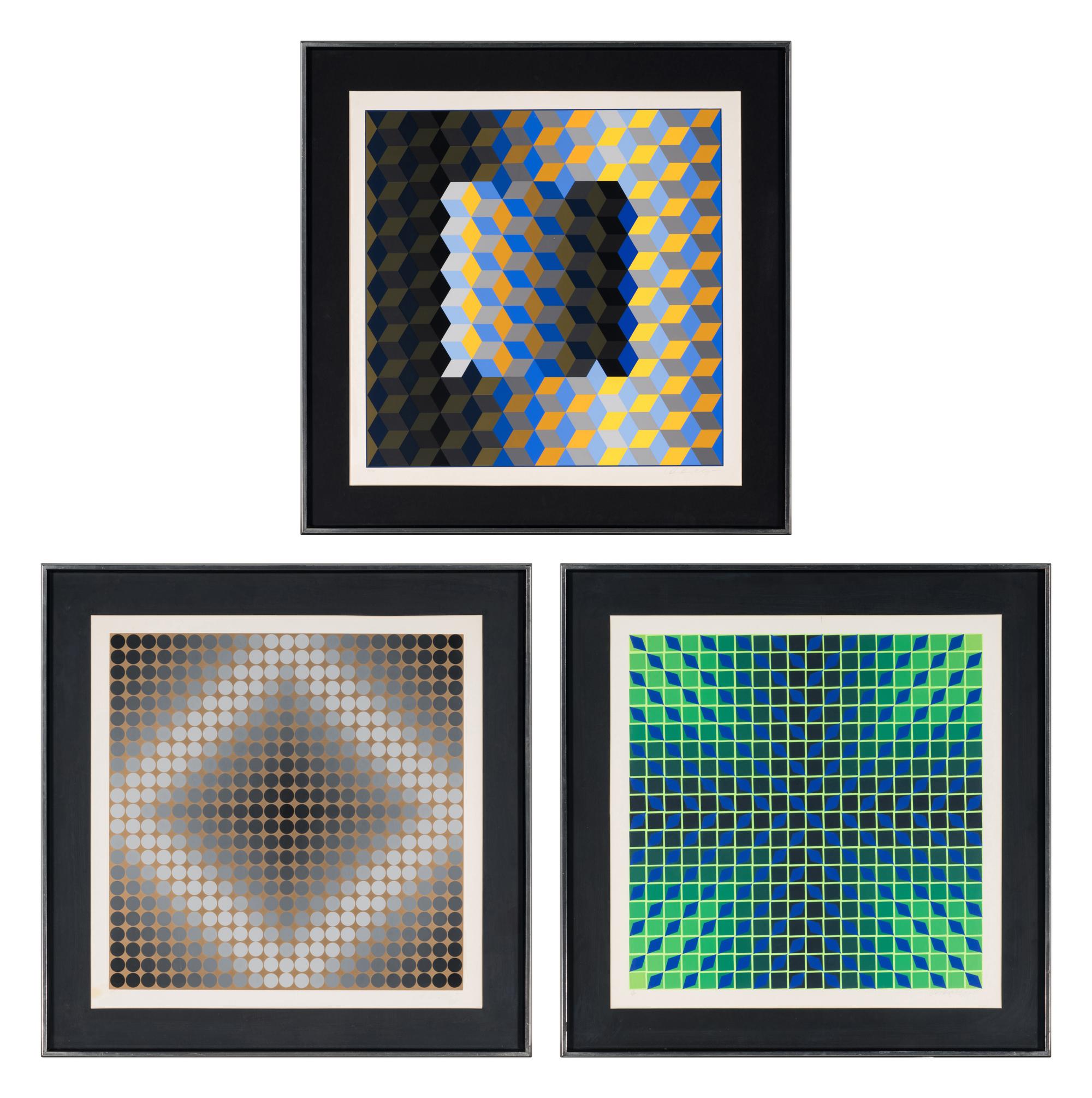 A Set of Three Prints
