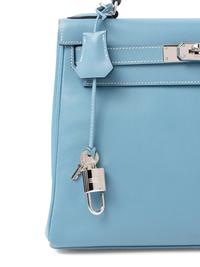 Hermès Kelly Retourne 28cm Blue Jean Bag, 2005