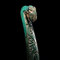 Three Chinese Metal Belt Hooks, Warring States-Han Dynasty 戰國-漢 青銅帶鉤三件