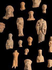 34 Greco-Roman Terracotta Figure Fragments