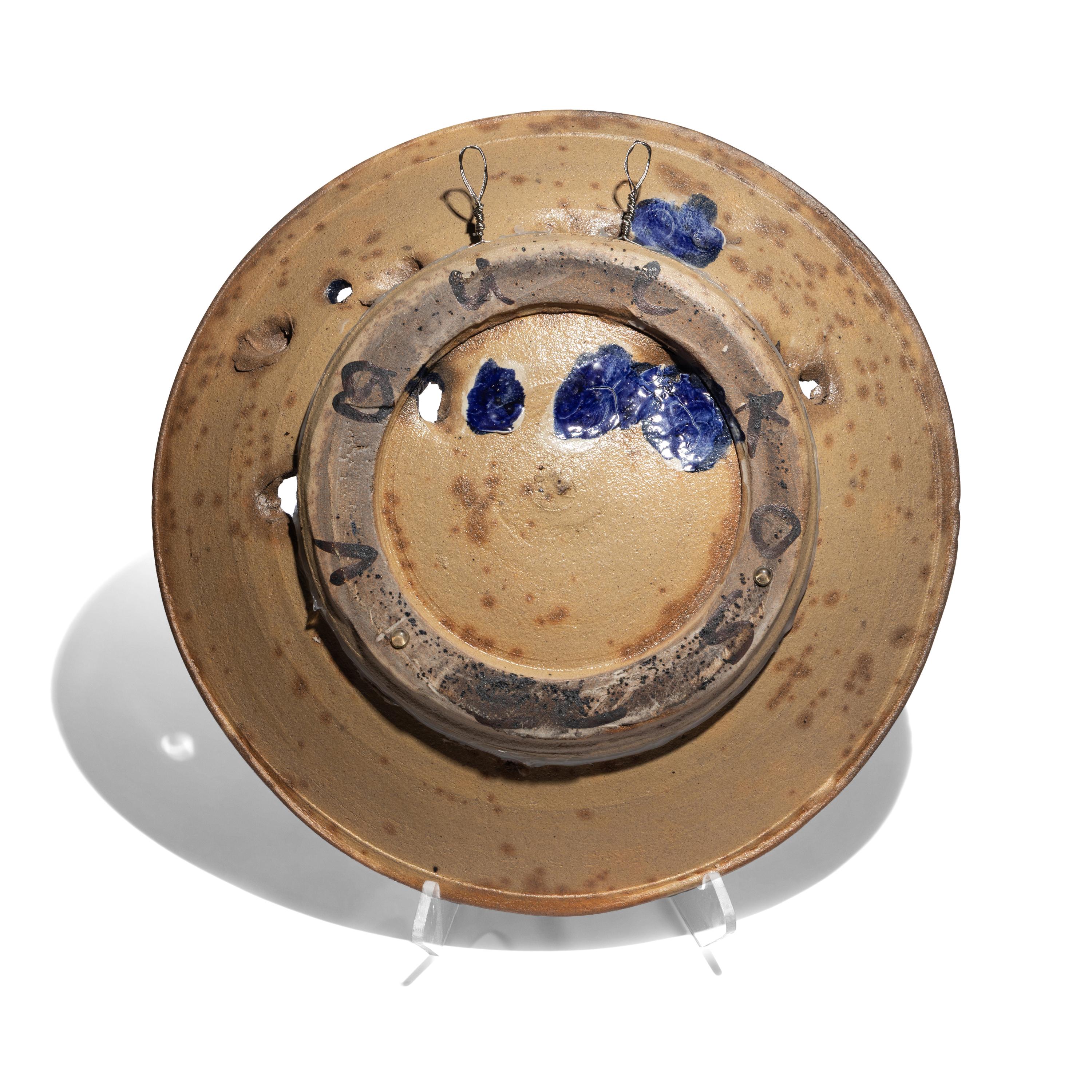 Peter Voulkos (American, 1924-2002) — Untitled Plate, 1973