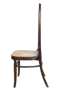 A Set of Six Bentwood and Cane Chairs 17" W x 16.5" D x 44.5" H, seat height 18" — Austria, Circa 1900