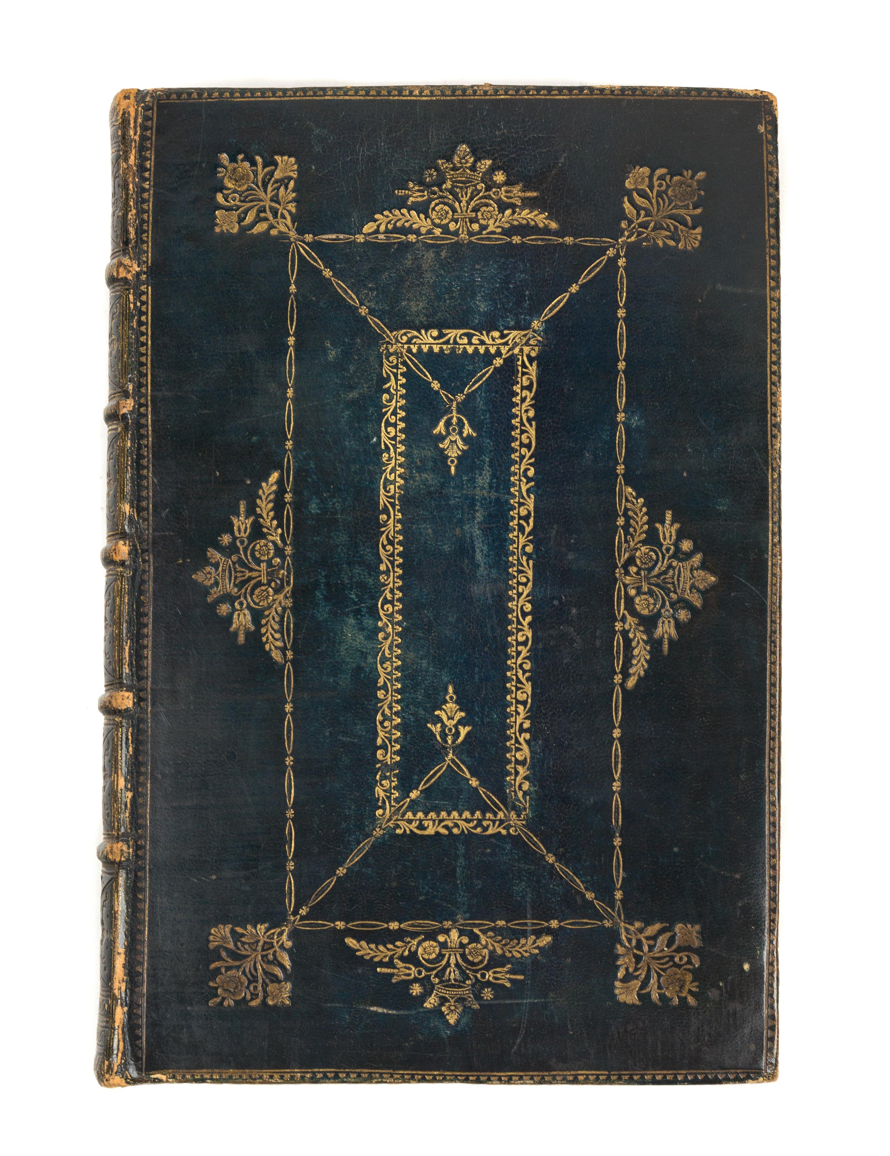 [BINDING]. BOOK OF COMMON PRAYER, English. Cambridge: Baskerville, 1762. Contemporary black turkey gilt.