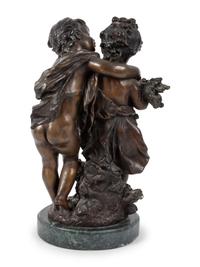 Boy Whispering to a Girl