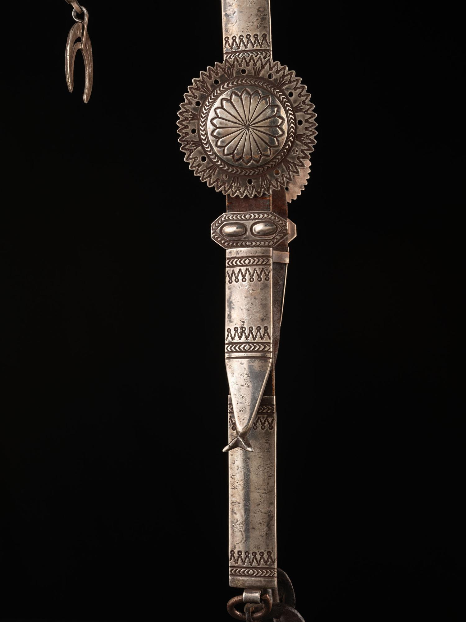 Navajo Silver Headstall, with Ring Bit