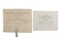 [MEDICINE]. Diplomas from the Atlee family, prominent Pennsylvania doctors and medical innovators.