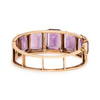 AMETHYST BANGLE BRACELET