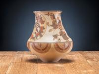 Polychrome Pottery Jar, Dancers