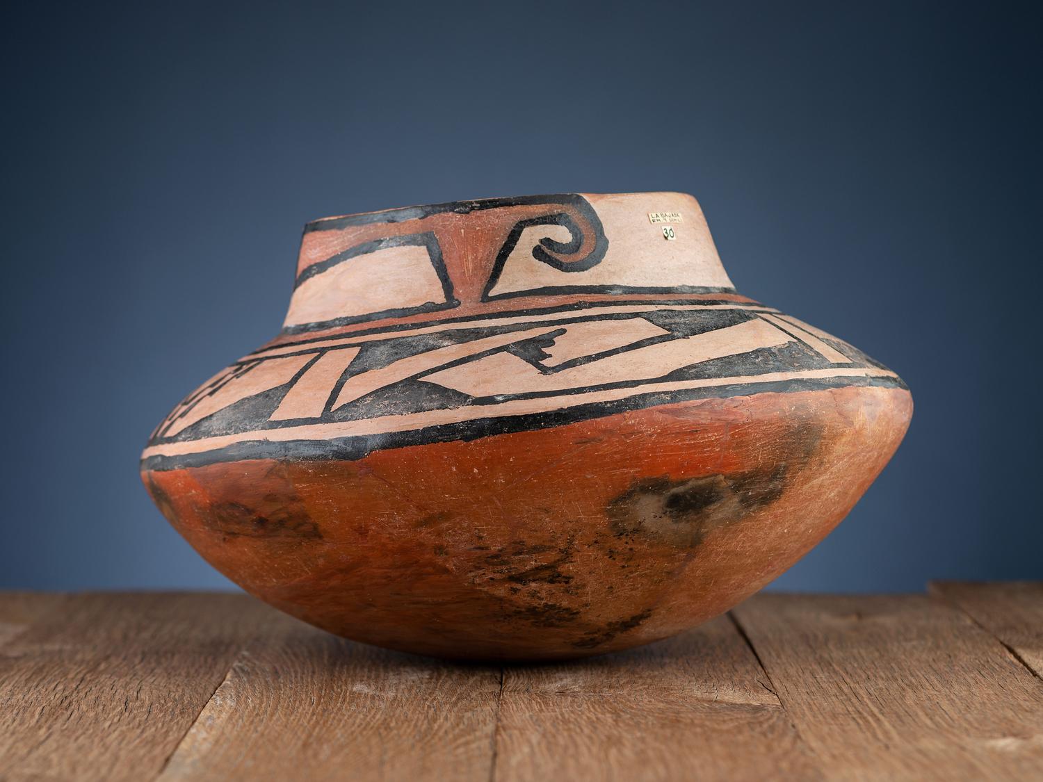Rio Grande Glaze Ware Pottery Jar