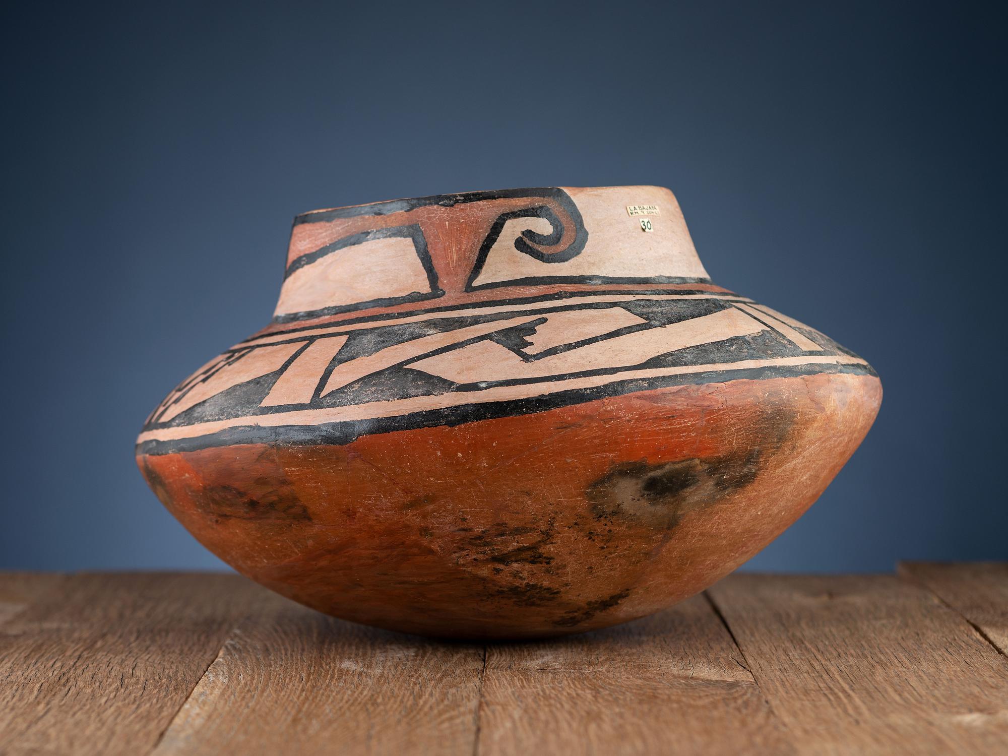 Rio Grande Glaze Ware Pottery Jar