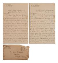 [NATIVE AMERICAN]. Letters from attorney and Confederate veteran James S. Standley to Chief Green McCurtain regarding Choctaw Nation politics.