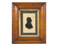 A Group of Three Silhouettes, American and English, 19th Century