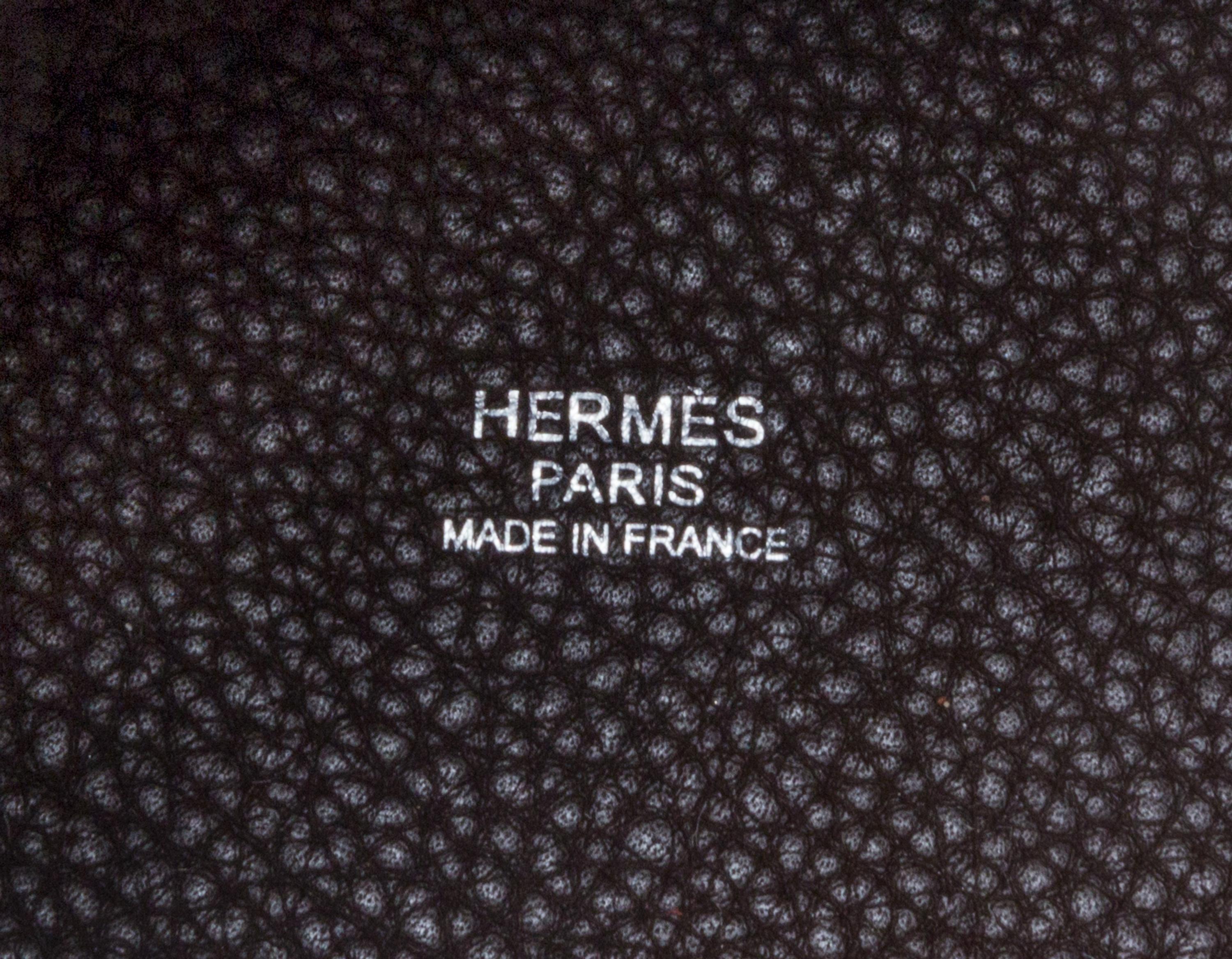 An Hermes Cafe Taurillon Clemence Picotin Lock MM Handbag, 9" x 8.5" x 7".