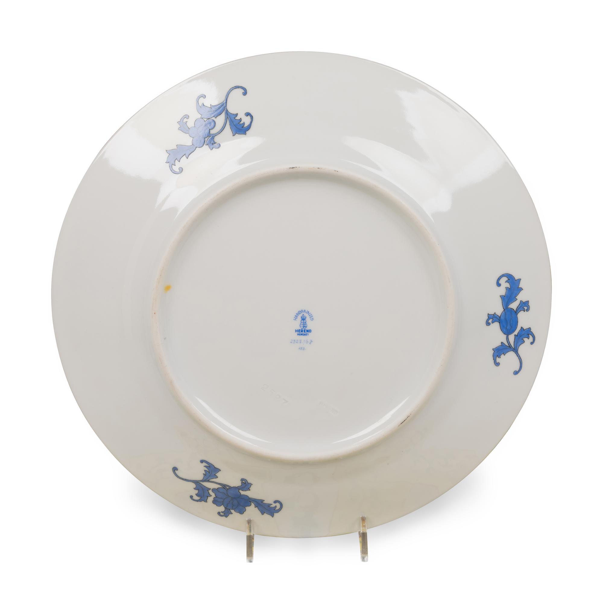 A Herend Yellow Dynasty Porcelain Service