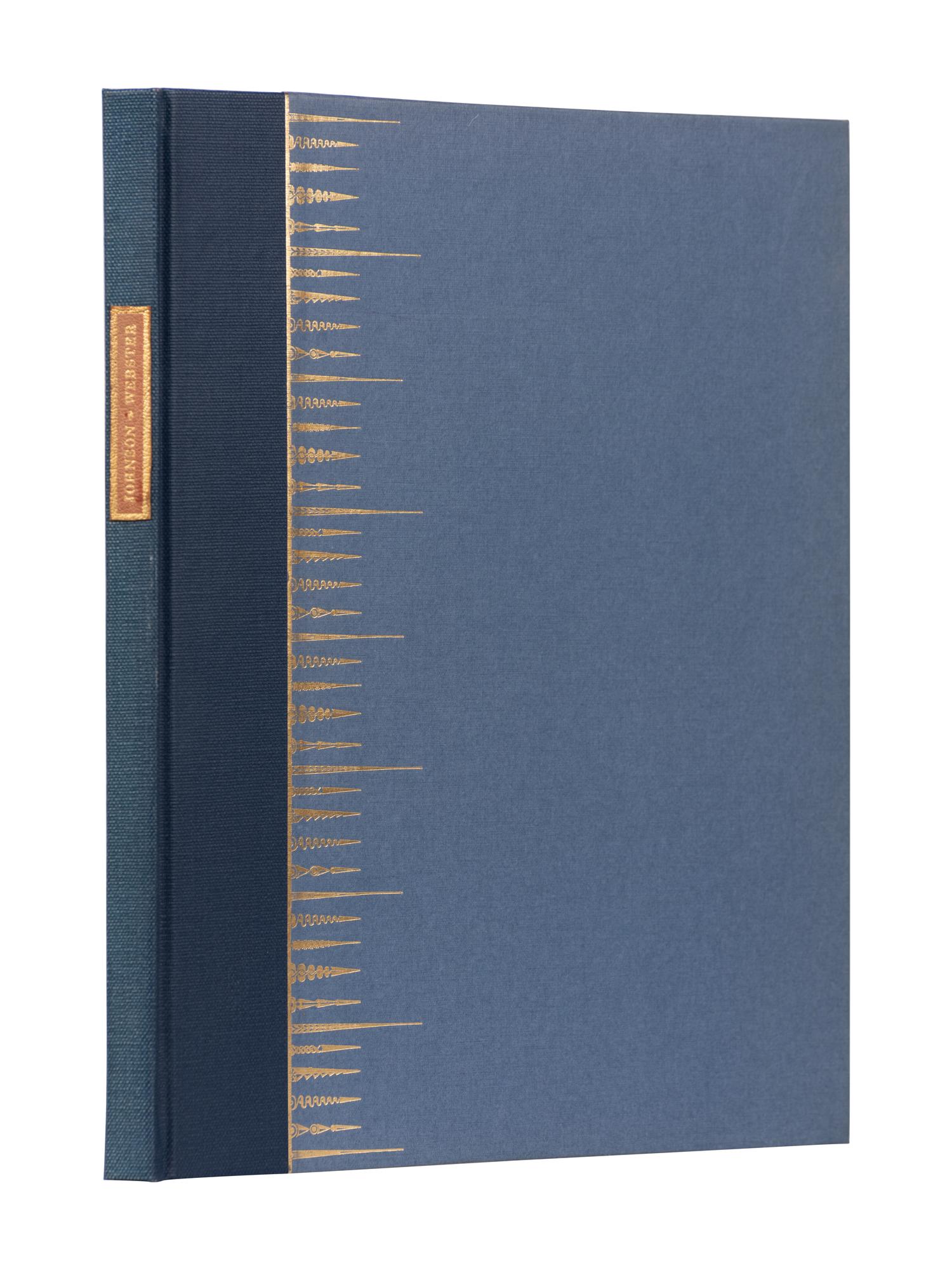 [GRABHORN PRINTING]. LITTLEJOHN, David. Dr. Johnson and Noah Webster: Two Men and Their Dictionaries . San Francisco: Grabhorn-Hoyem, 1971.