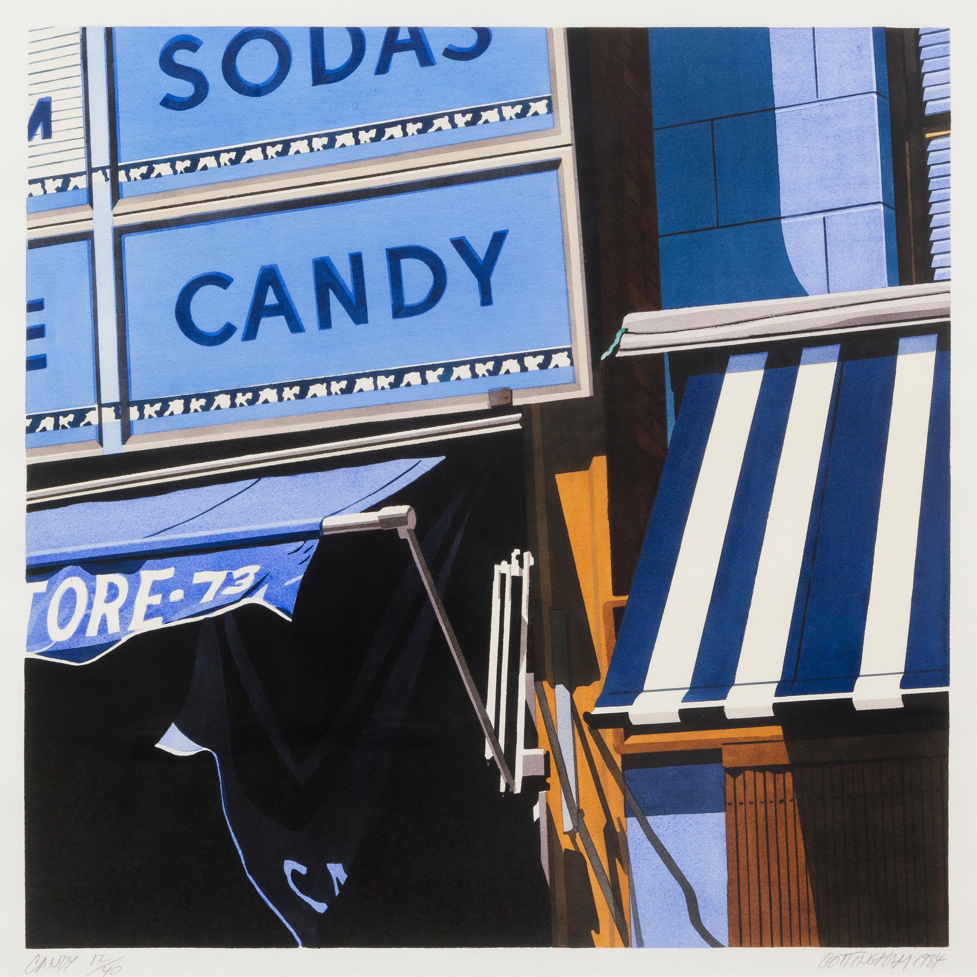 Robert Cottingham, (American, b. 1935), Candy, 1984