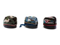 Northeastern Beaded Glengarry Caps, with Birds