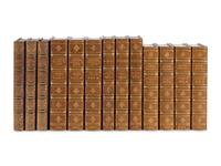 [BINDINGS]. ELIOT, George (1819-1880). Adam Bede . 3 volumes. -- Daniel Deronda . 4 volumes. -- CROSS, John Walter (1840-1924). George Eliot's Life as Related in her Letters and Journals . 3 volumes. Edinburgh and London: William Blackwood and Sons, 1859, 1876, 1885.