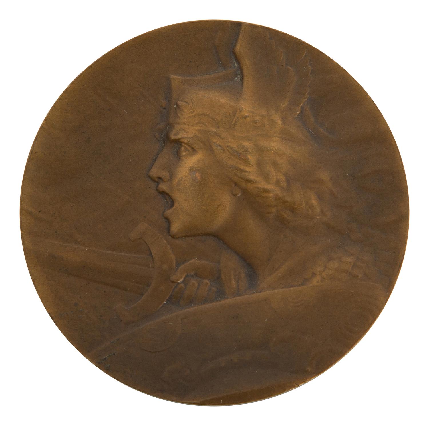 [EXONUMIA] A Group of Six Bronze Portrait Medallions