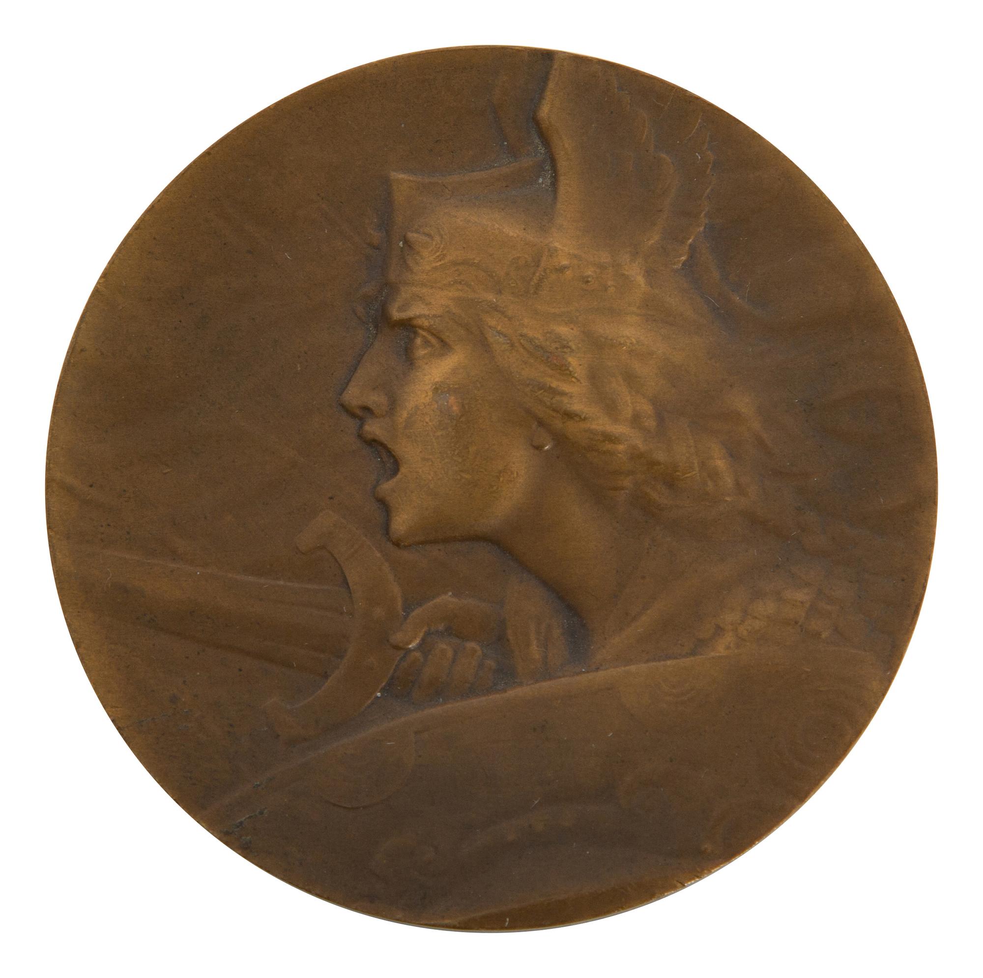 [EXONUMIA] A Group of Six Bronze Portrait Medallions