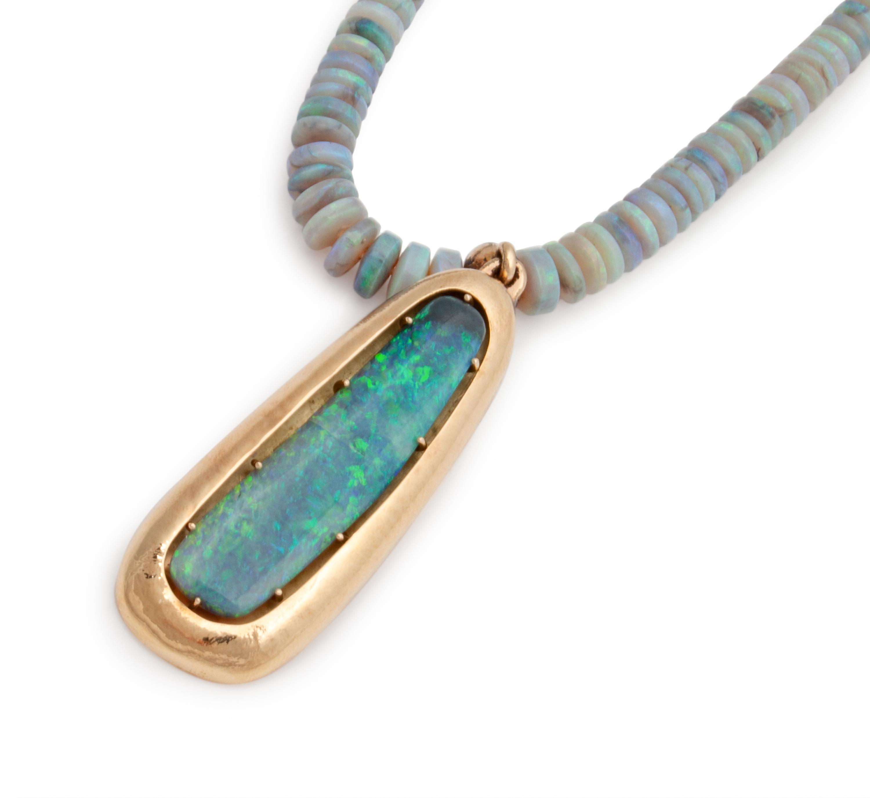 Opal and Gold Necklace Lot is located and will ship from Denver, Colorado.