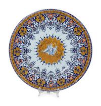 Two Continental Majolica Chargers — 20TH CENTURY