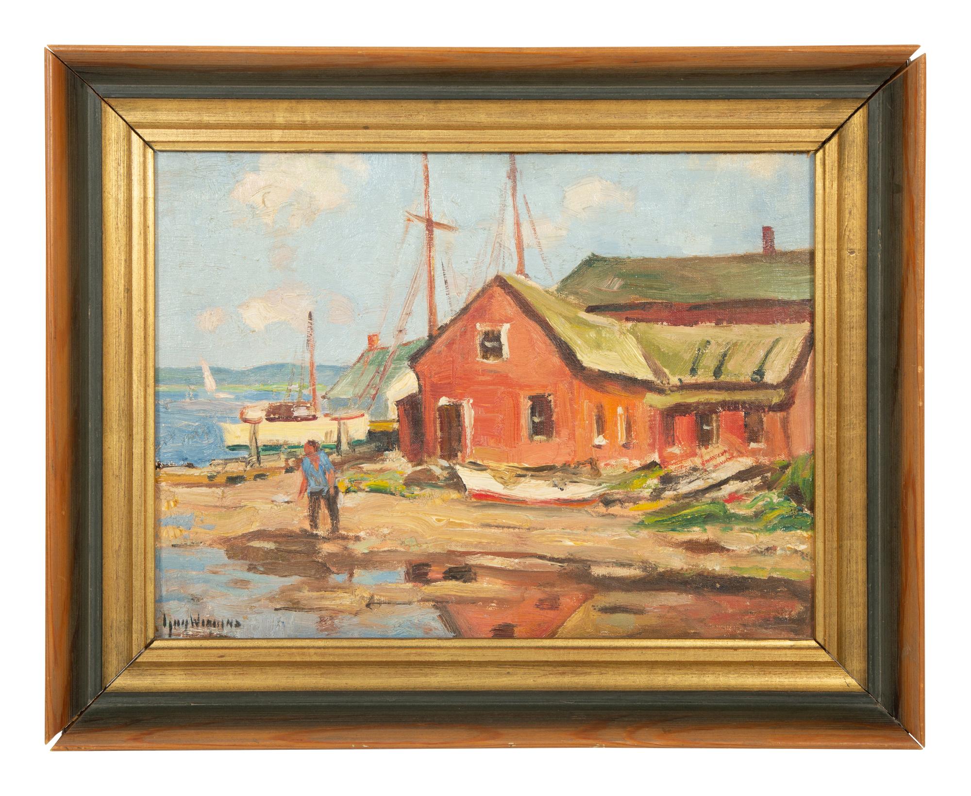 Waterfront at Essex. Conn , c. 1953