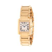 CARTIER, 18K YELLOW GOLD REF. 2385 'TANK FRANCAISE' WRISTWATCH