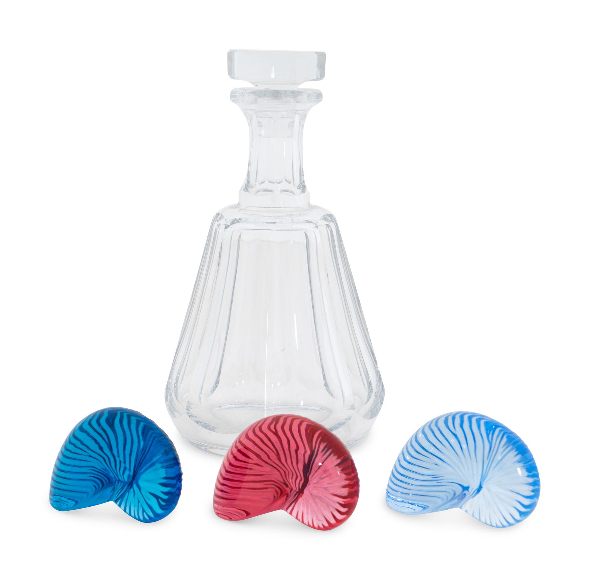 Four Baccarat Glass Articles