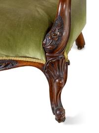 A Victorian Gentleman's and Lady's Mahogany Chair Set