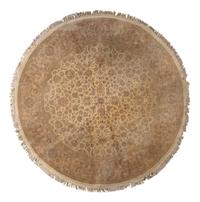 A Tabriz Circular Wool Rug