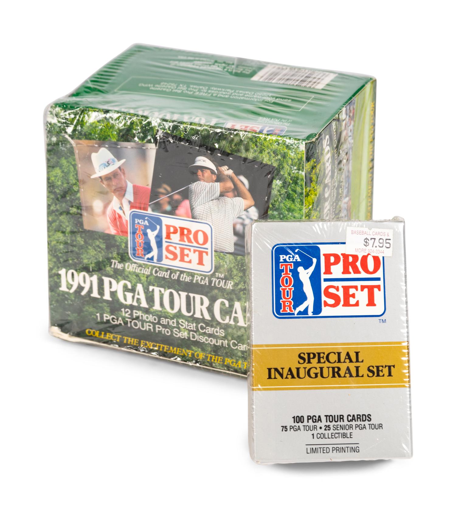 A Group of Unopened Boxes of Assorted Sports Cards