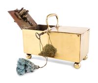 A Rich's Patent Brass Tobacco Honor Box