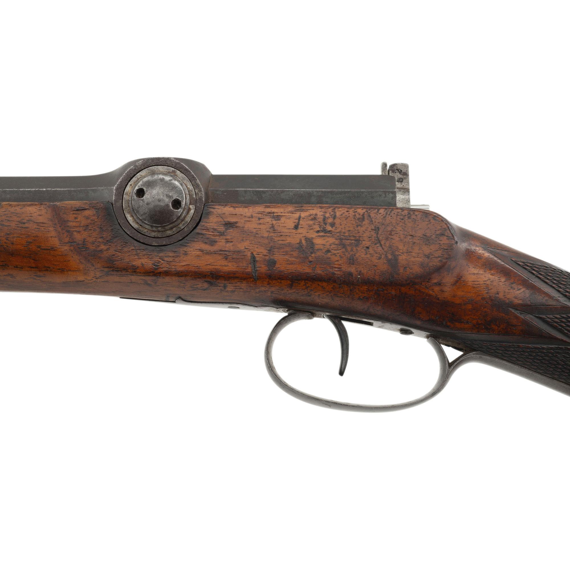 Exceptionally Rare Dreyse Faucet Breech Needle Fire Sporting Carbine circa 1830s