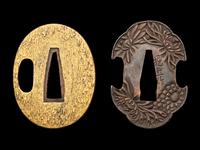 Two Soft Metal Tsuba