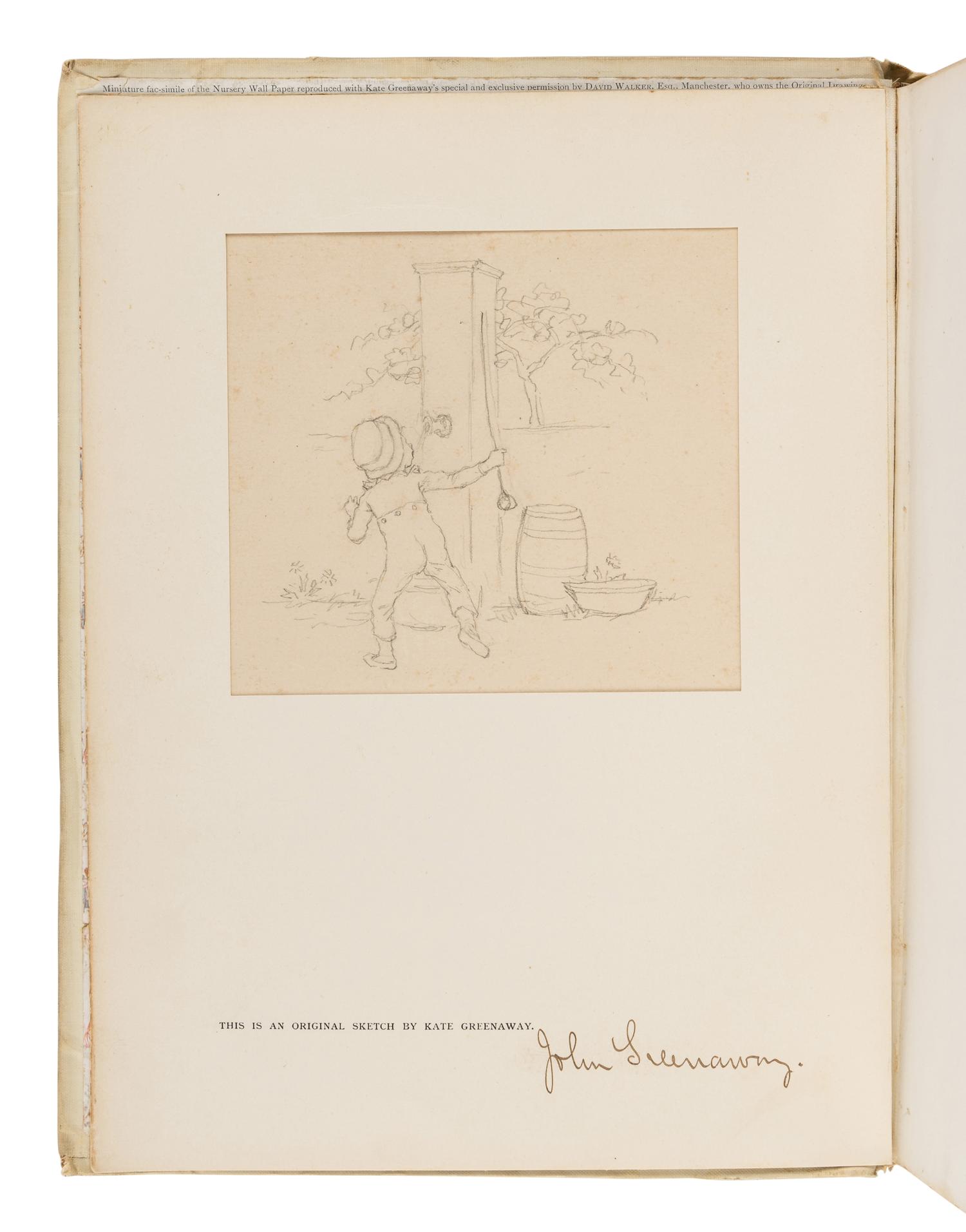 [CHILDREN'S BOOK] -- [GREENAWAY, Kate]. SPIELMANN, Marion Harry (1858-1948) and George Somes LAYARD (1857-1925). Kate Greenaway. London: Adam and Charles Black, 1905.