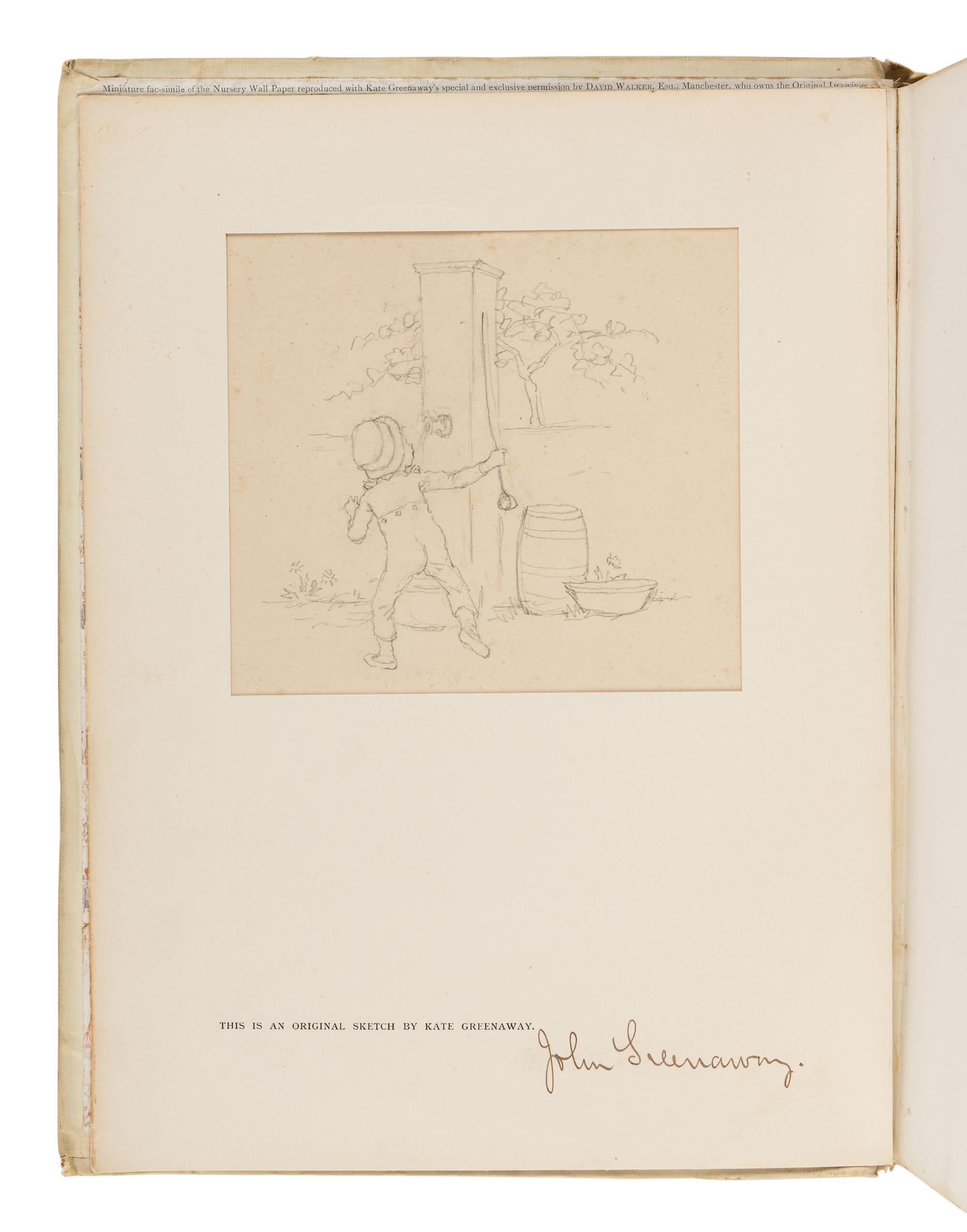 [CHILDREN'S BOOK] -- [GREENAWAY, Kate]. SPIELMANN, Marion Harry (1858-1948) and George Somes LAYARD (1857-1925). Kate Greenaway. London: Adam and Charles Black, 1905.