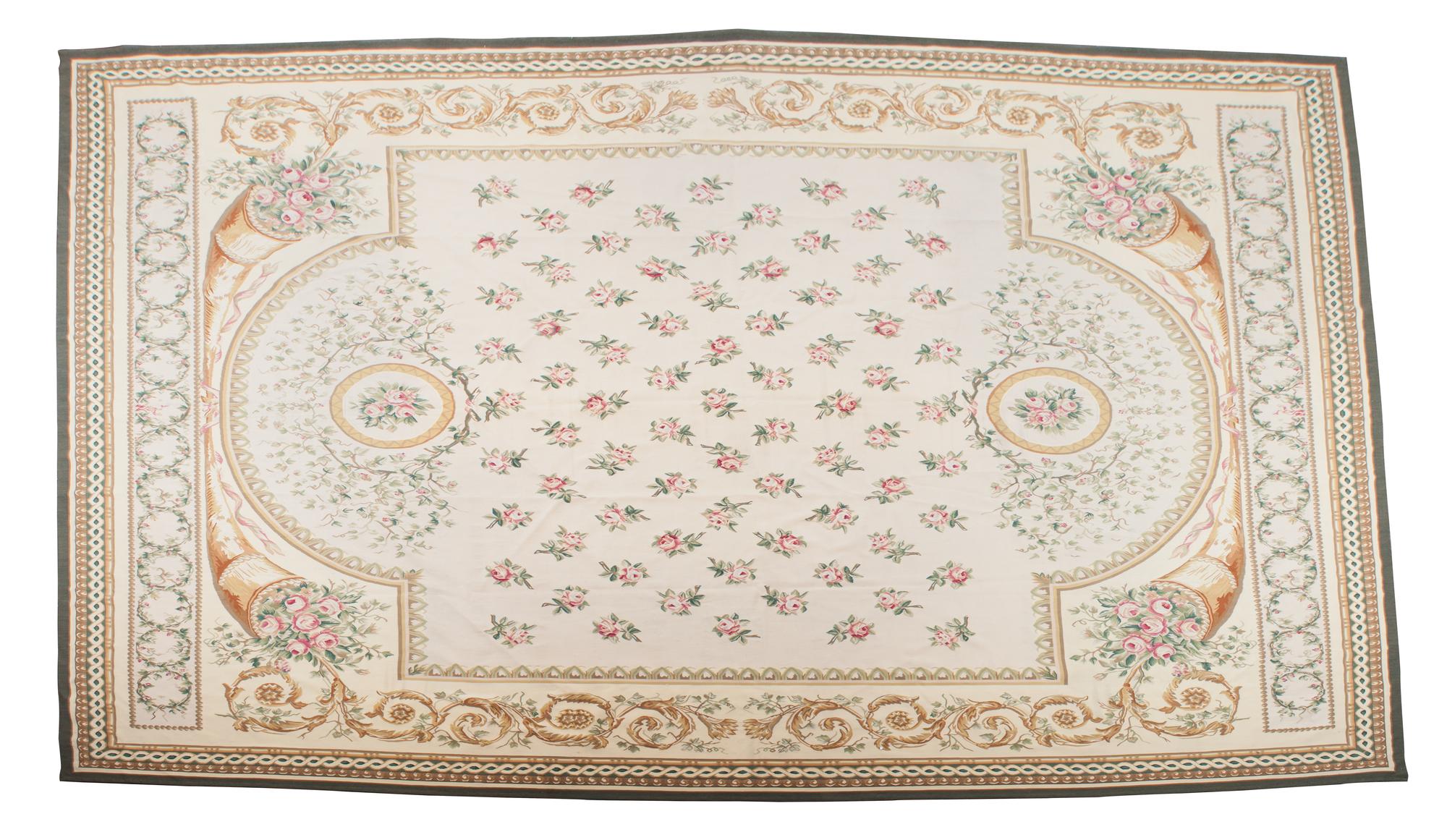 An Aubusson Tapestry Style Rug 15 feet x 11 feet 9 inches. — 19TH CENTURY