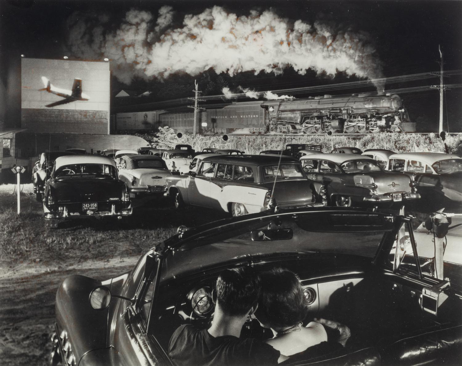 O. Winston Link (1914-2001) "Hotshot", Eastbound, Iaeger, WV, 1956