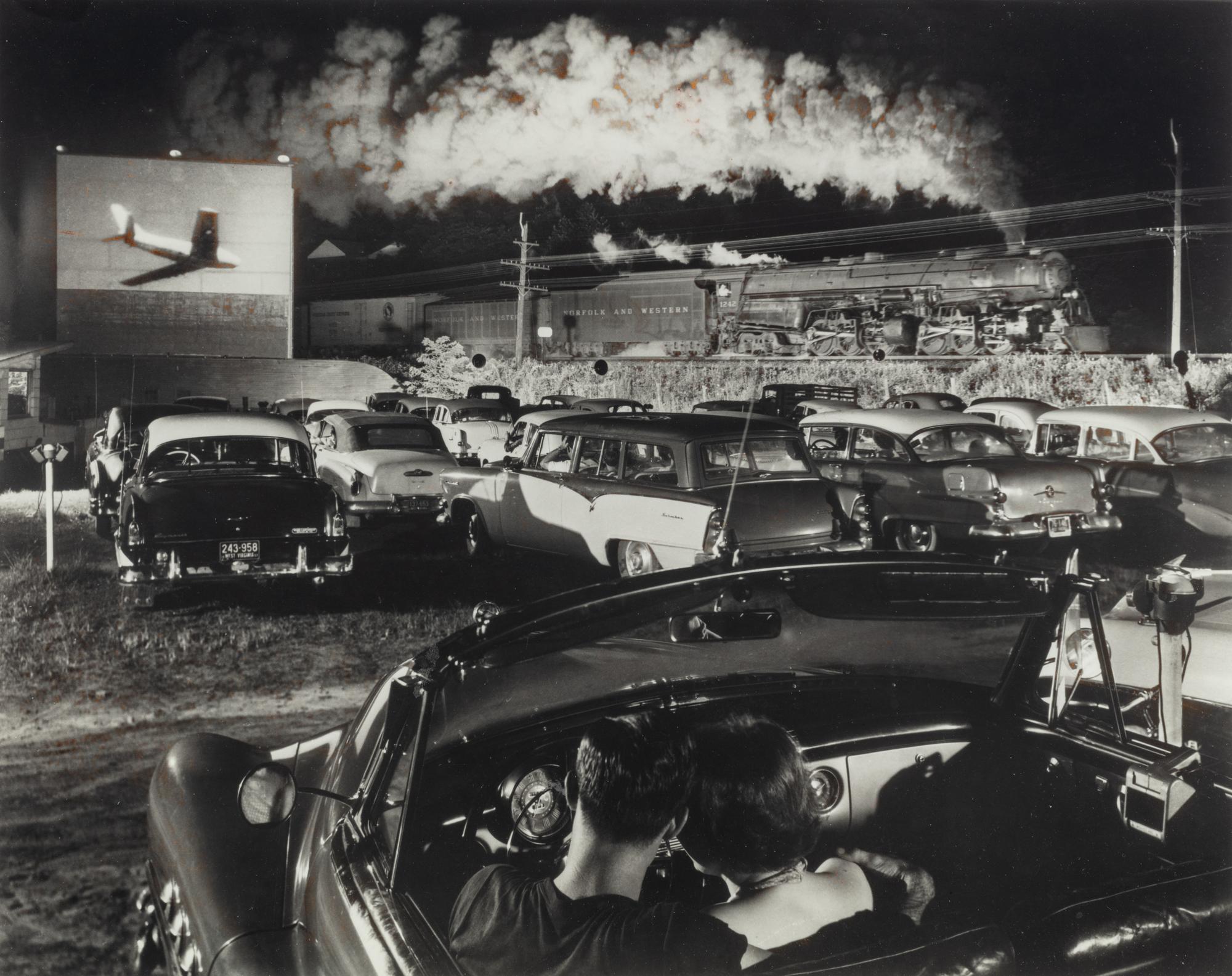 O. Winston Link (1914-2001) "Hotshot", Eastbound, Iaeger, WV, 1956
