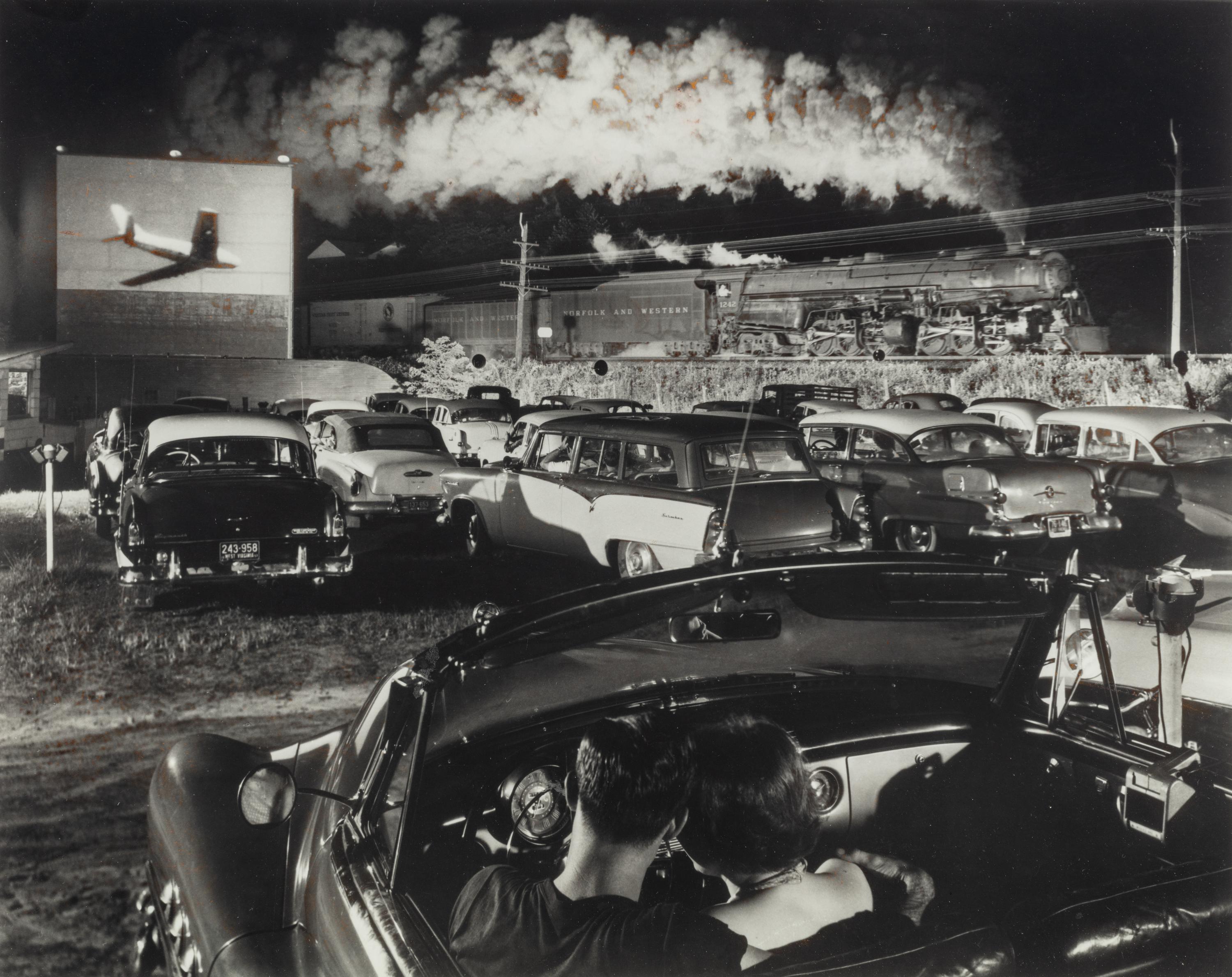 O. Winston Link (1914-2001) "Hotshot", Eastbound, Iaeger, WV, 1956