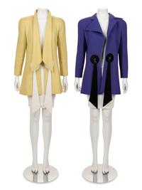 Two Pierre Cardin Haute Couture Jackets, 1990-2000s