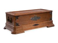 A Swiss Three-Cylinder Oak Music Box